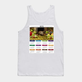 cute mouse 2019 Calendar Tank Top